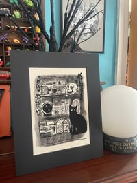 Image 4 of Screaming Skull folklore / folkhorror giclée print