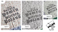 Image 2 of They Burned Women not Witches in Poland— A5/4 Sewing Sampler