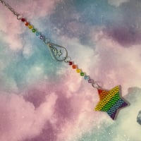 Image 1 of Starry Diamond Art Sun Catcher Hanging Home Decor