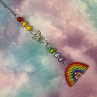 Image 3 of Rainbow Diamond Art Sun Catcher Hanging Home Decor