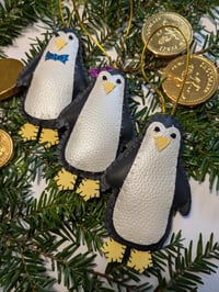 Image 1 of Penguin Christmas Tree Decorations