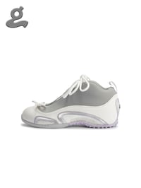 Image 2 of White Bow Basketball Shoes