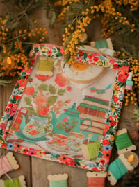 Image 1 of ⭐ Pochettes à paillettes "L'heure du Thé"