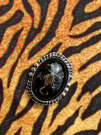 Image 2 of Sterlingsilber Ring mit dunklem Skorpion