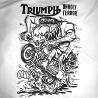 Image 1 of Triumph Unholy Terror or Do it in the Dirt Gold Star tee