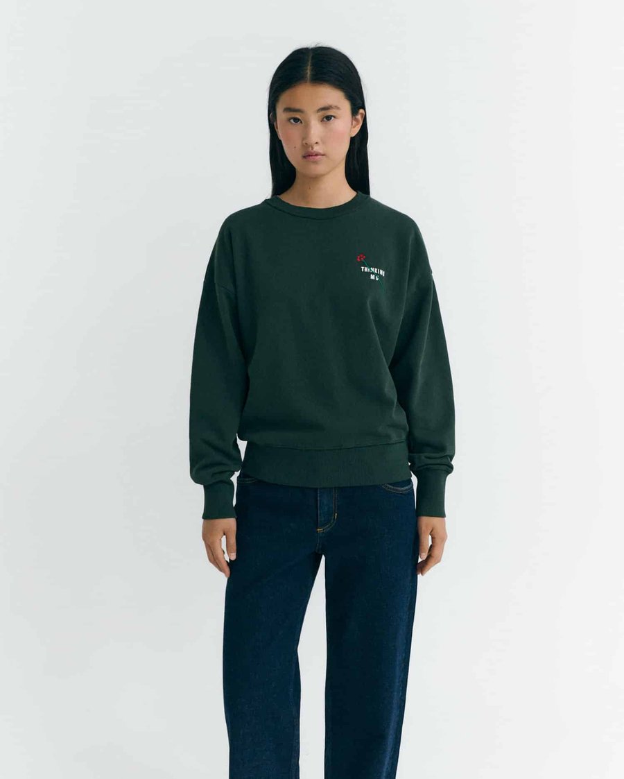 Image of 1-Sudadera Flower Bottle Green Jodie Sweatshirt