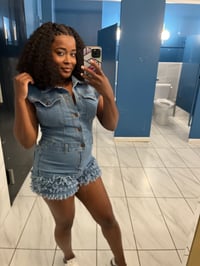 Image 1 of Denim Diva Romper