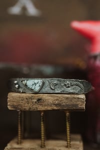 Image 1 of Scrap Metal Sky Cuff - Extra Large