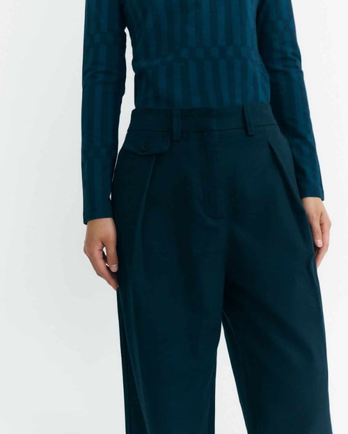 Image of 2-Pantalón Dark Navy Pat Pants