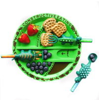 Image 1 of Copy of Constructive Eating Plate Dino Land RRP30