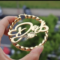 Image 6 of Character Nameplate  earring 