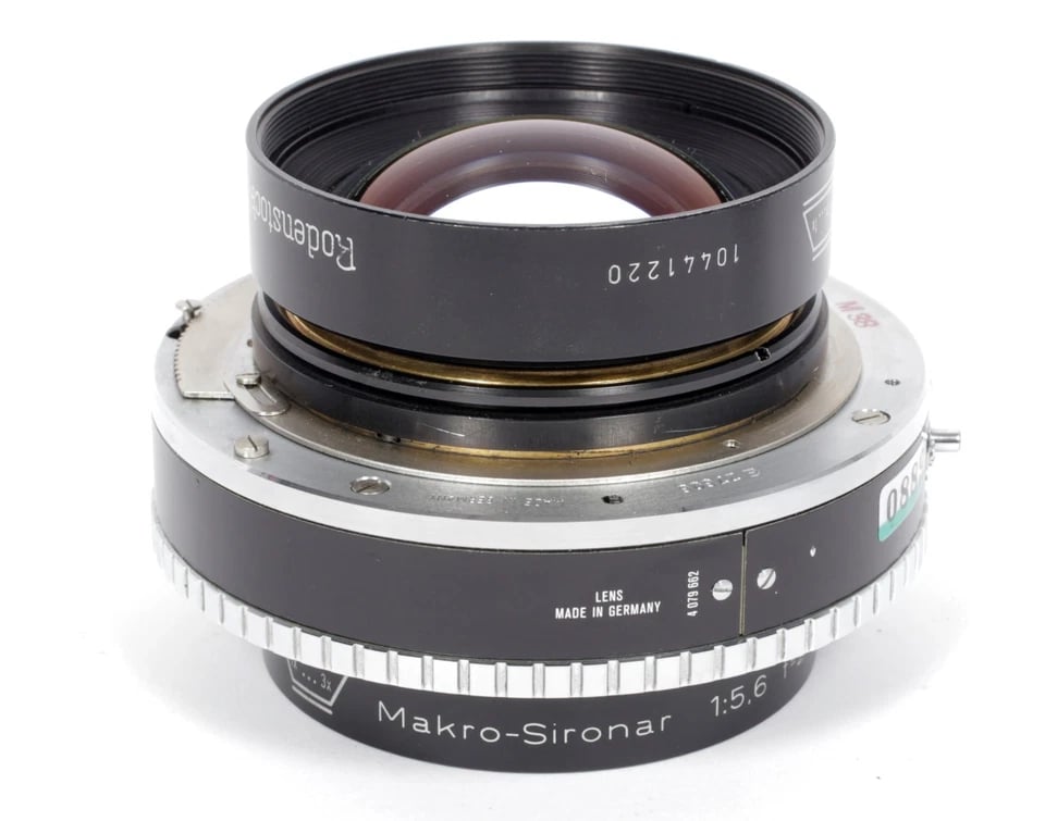 Rodenstock Macro Sironar MC 210mm F5.6 Lens in Compur #3 Shutter Rodenstock Macro Sironar MC 210mm F5.6 Lens in Compur #3 Shutter