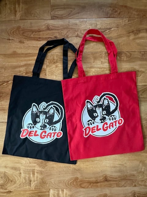 LIGHTWEIGHT RED + BLACK TOTES