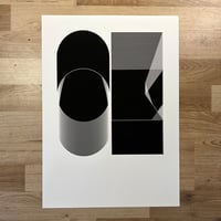 'OK' Abstract typography print