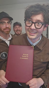 Image 3 of SHOW YOUR WORKING EDITION of National Record Of Achievement - 12" Vinyl + Signed NRA