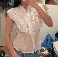 Image 7 of 00s ruffle blouse