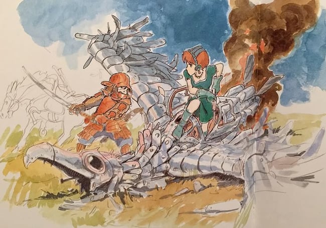 The History of Nausicaa Hayao Miyazaki Image Board Complete Works 4