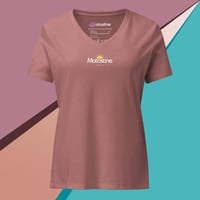 Image 4 of "Heels & Wheels" relaxed v-neck t-shirt