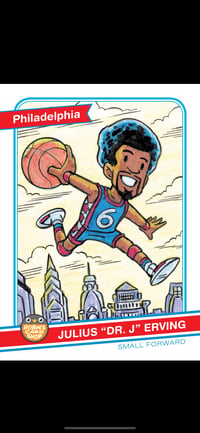 Image 1 of Series 1 Card #1 Julius “Dr. J” Erving