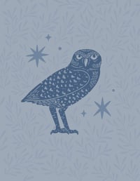 Image 2 of Burrowing owl print