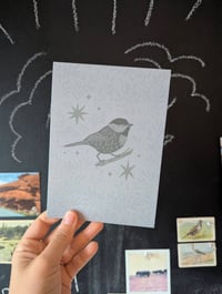 Image 1 of Chickadee print