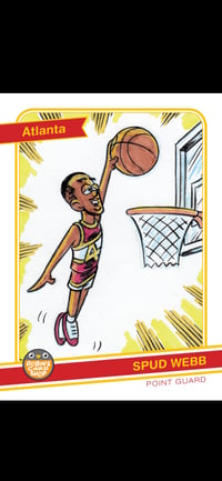 Image 1 of Series 1 Card #3 Spud Webb