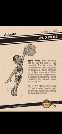 Image 2 of Series 1 Card #3 Spud Webb