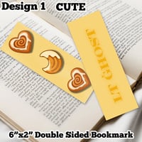 Image 2 of CUTE 6"x2" Double Sided Bookmarks