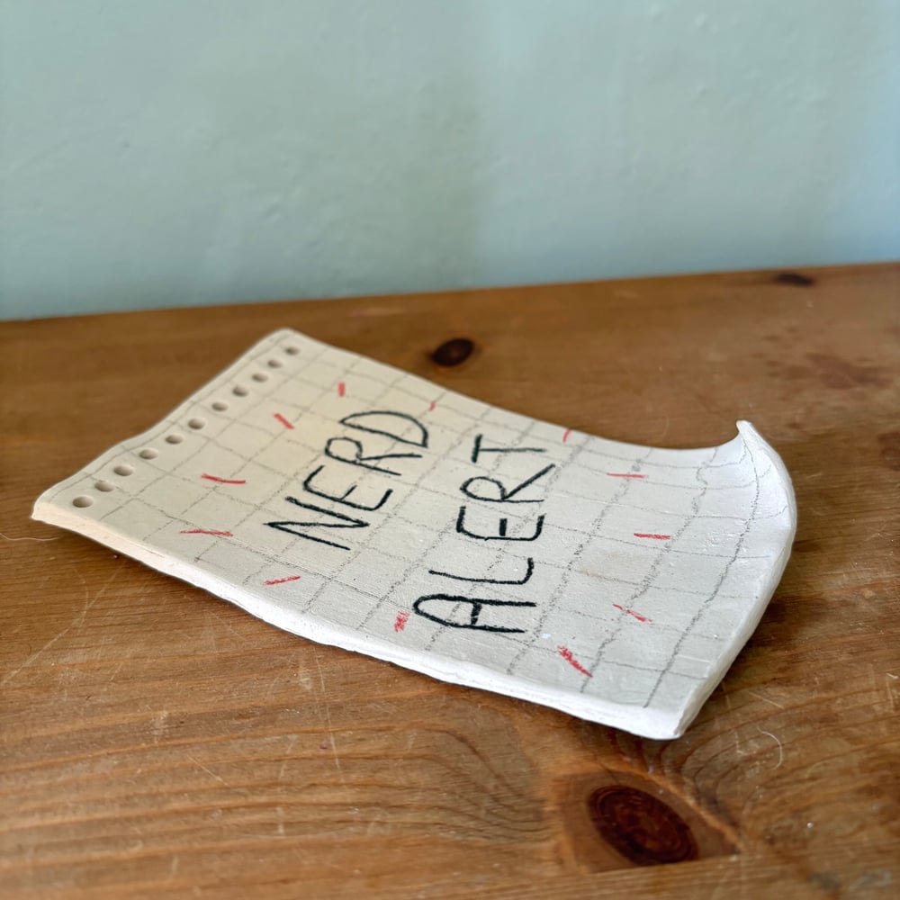 Image of Nerd Alert Ceramic note