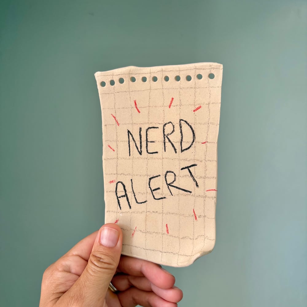Image of Nerd Alert Ceramic note