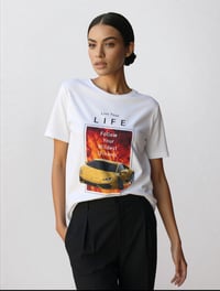 Image 2 of Live Your Life Short Sleeve T-shirt (Ash)
