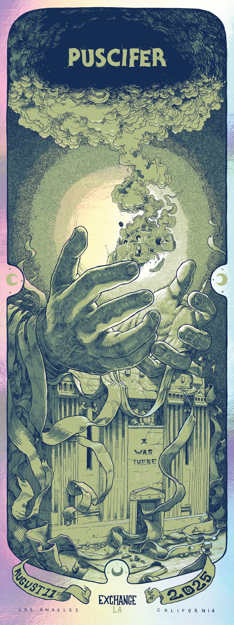 Image of Copy of Puscifer - Exchange LA - 8.11.2025 (Green/Blue on FOIL)