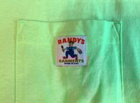 Image 4 of Randy’s Garments hi vis pocket tee, made in USA, size M
