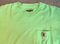 Image 2 of Randy’s Garments hi vis pocket tee, made in USA, size M