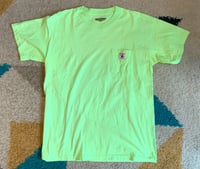 Image 1 of Randy’s Garments hi vis pocket tee, made in USA, size M