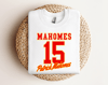 Mahomes 15 Patrick Mahomes DTF Transfer