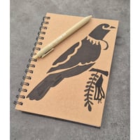 Image 3 of Hand-drawn Spiral Bound Notebook and Pen