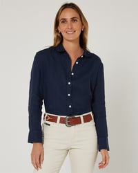 Image 1 of RMPC005 Pilbara Women's Linen Swiss Tab L/S Shirt