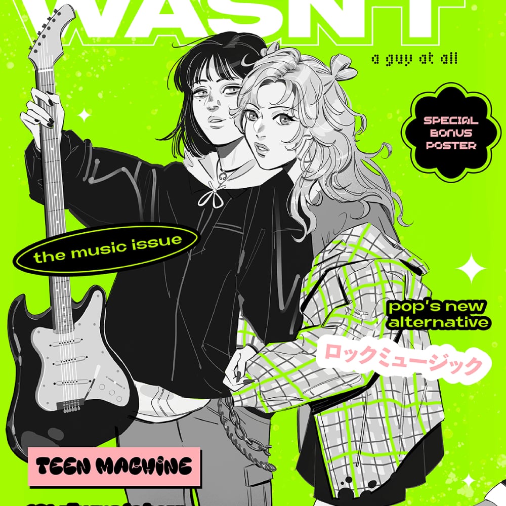 Image of Green Yuri Print