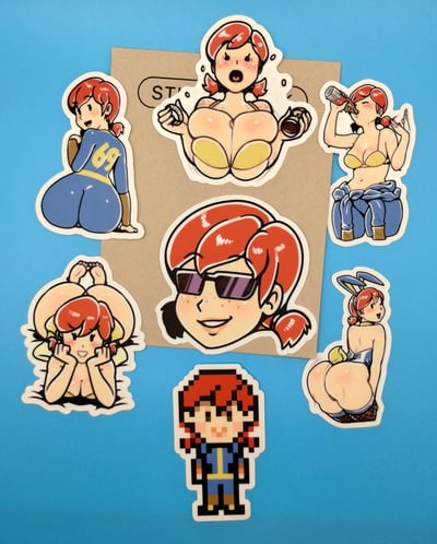 Image of Many Faces of Flare Sticker Pack by Revtilian