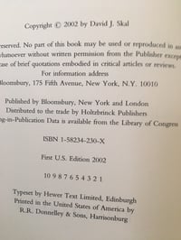 Image 3 of David J. Skal "Death Makes a Holiday" Hardcover #FIRST EDITION#