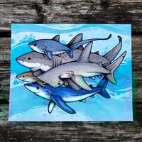 Image 1 of 8"x10" Print - Swim Together