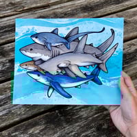 Image 3 of 8"x10" Print - Swim Together