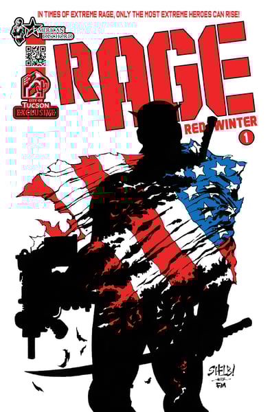 Image of RAGE RED WINTER #1 TUCSON EXCLUSIVE Frank Miller G.I.Joe HOMAGE COVER