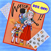 Image 1 of Nami and Yamato Print - 8" x 10"