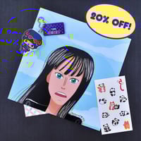 Image 1 of Water 7 Robin Print - 8" x 8"