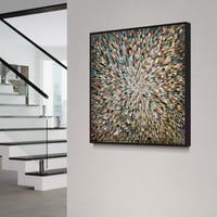 Image 10 of 'Earthed 18' - 105x105cm, FRAMED in Black