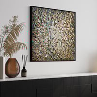 Image 12 of 'Earthed 18' - 105x105cm, FRAMED in Black