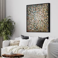Image 13 of 'Earthed 18' - 105x105cm, FRAMED in Black