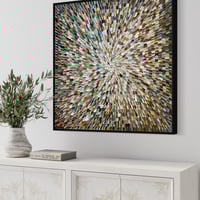 Image 14 of 'Earthed 18' - 105x105cm, FRAMED in Black